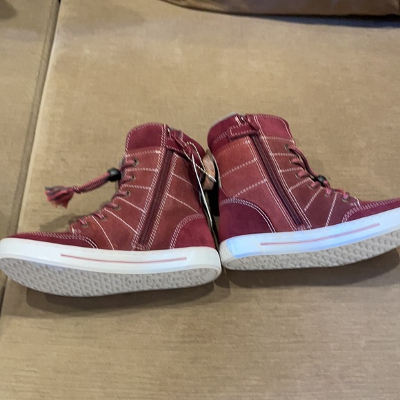 Birkenstock kids Currow style boots in plum sz 30 - Picture 2 of 3